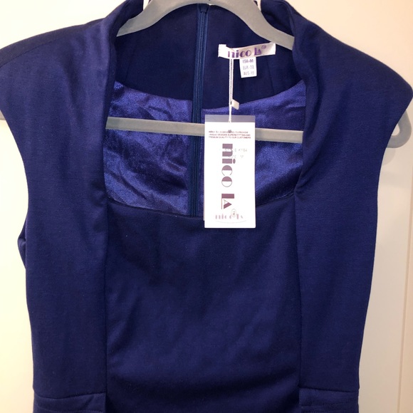 Nico LA | size M | indigo retro dress - Picture 3 of 5